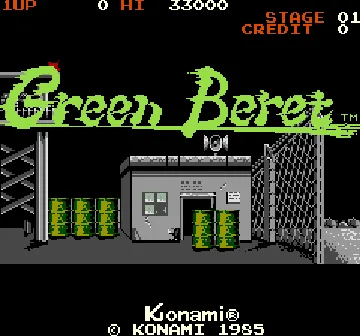 Green Beret screen shot title